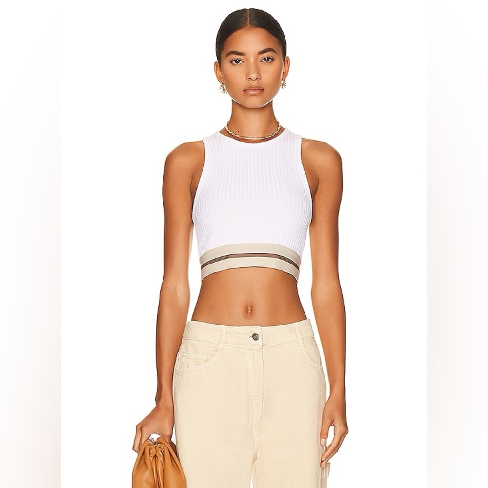 NWT HELMUT LANG CROPPED TANK TOP XS